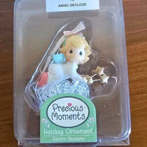 Precious Moments Angel on Cloud Christmas Ornament